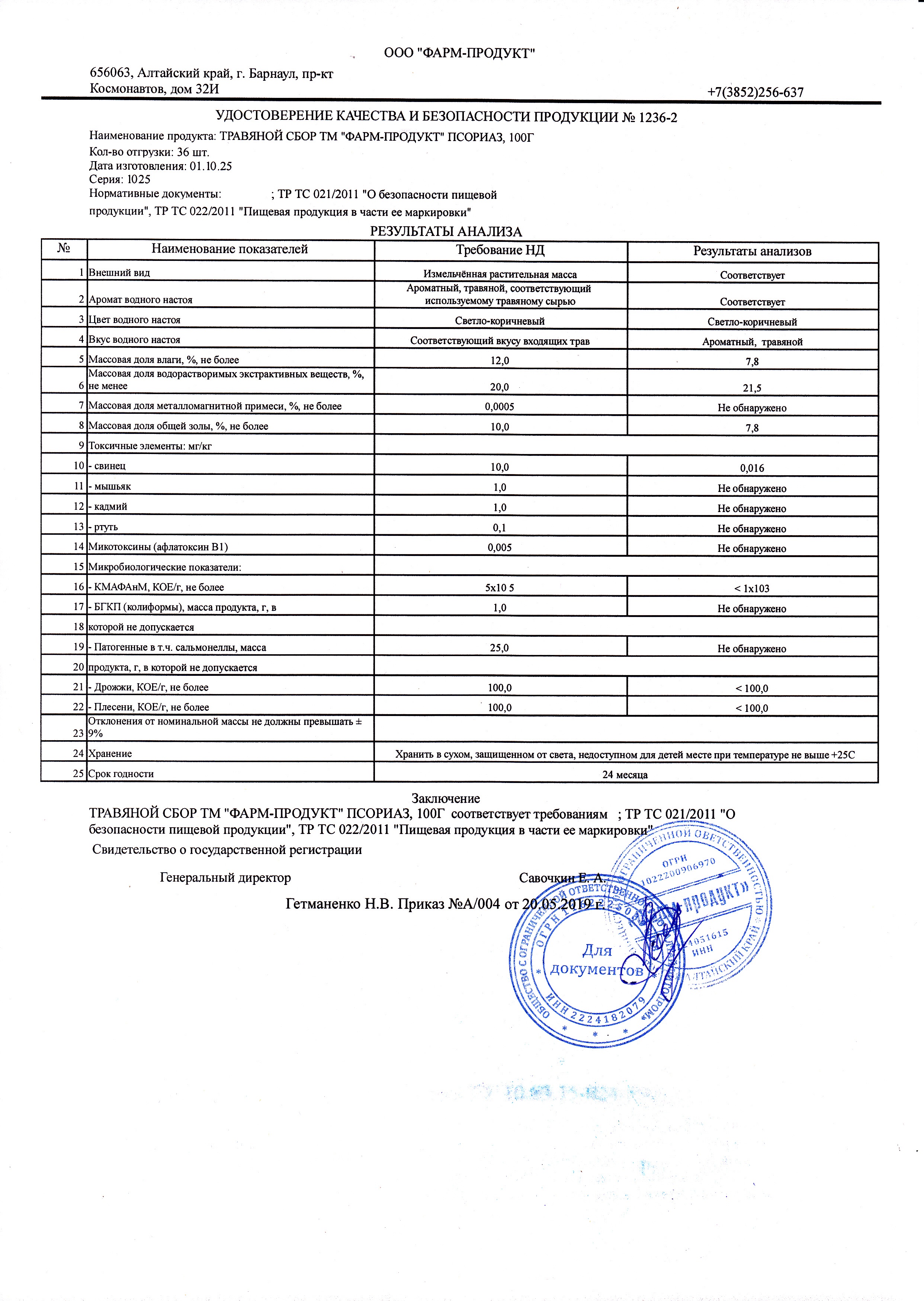 Паспорт №102025